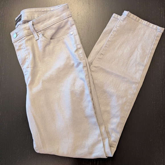 Talbots Shimmering Silver Pants - Picture 5 of 10